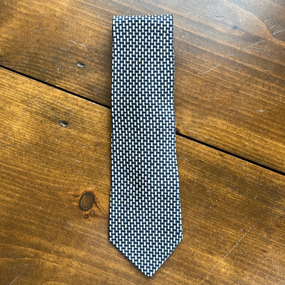 Umberto Bossi All Silk Tie - Navy